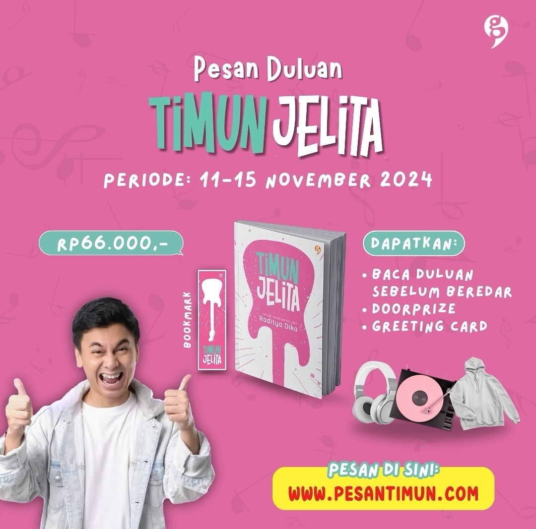 Novel Perdana Raditya Dika di Ranah Fiksi, Timun Jelita, Mulai Pre-Order Hari Ini!