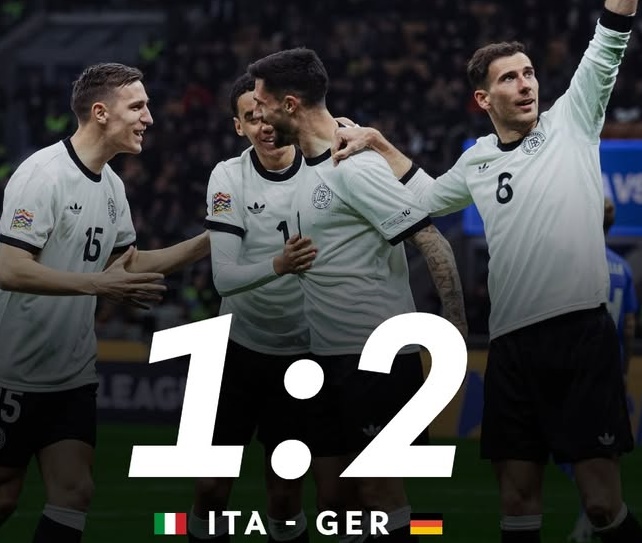 Hasil UEFA Nations League: Jerman Hancurkan Mimpi Italia, Menang 2-1 di Kandang Lawan!