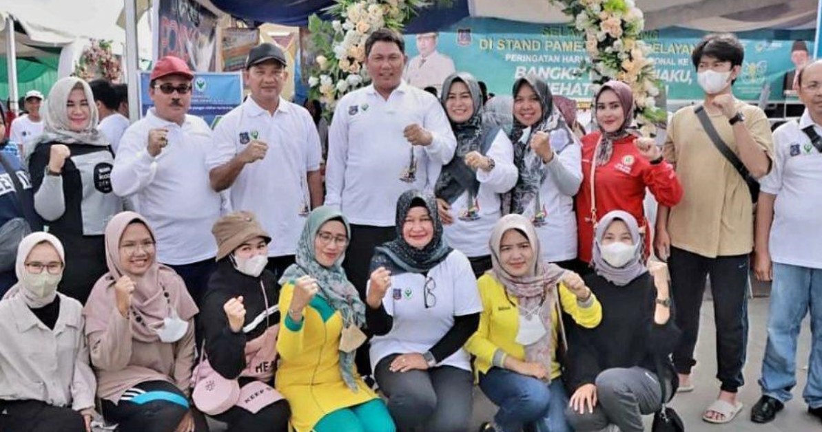 Wabup Tanjab Barat Hadiri Car Free Day dalam Rangka Peringati HKN ke-58 Tahun 2022