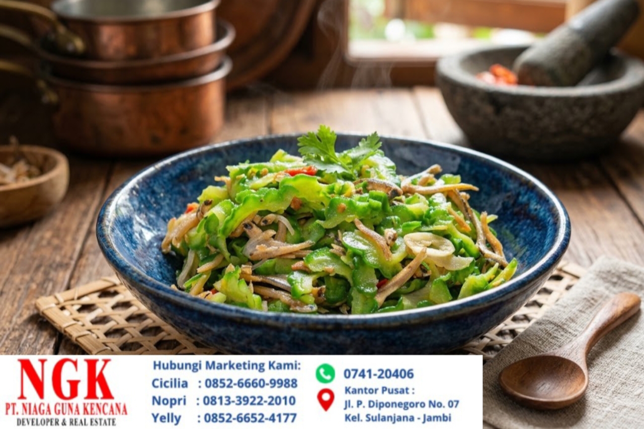 Resep membuat tumis pare teri gurih anti pahit