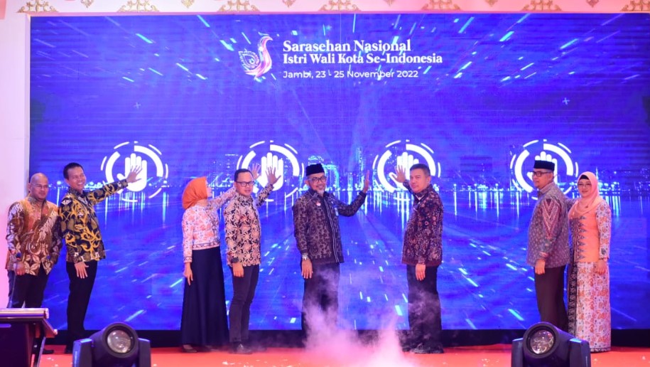 Kota Jambi Sukses Gelar Sarasehan Istri Wali Kota Se-Indonesia