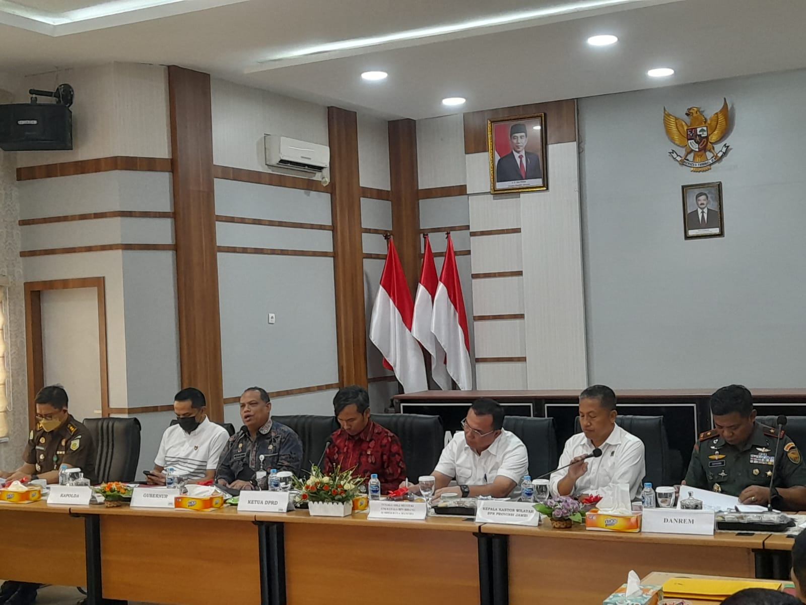 Forkopimda Provinsi Jambi Rapat Bersama di Kantor BPN, Bahas Hal Ini