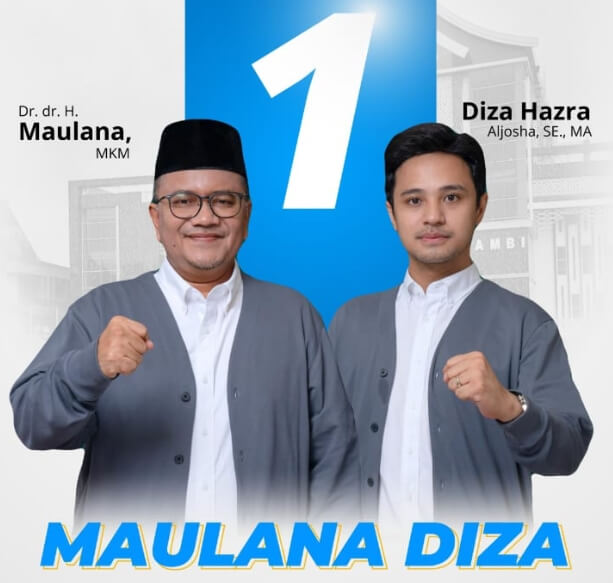 Maulana dan Diza Optimis Wujudkan Kota Jambi Bahagia dengan 5 Misi Utama