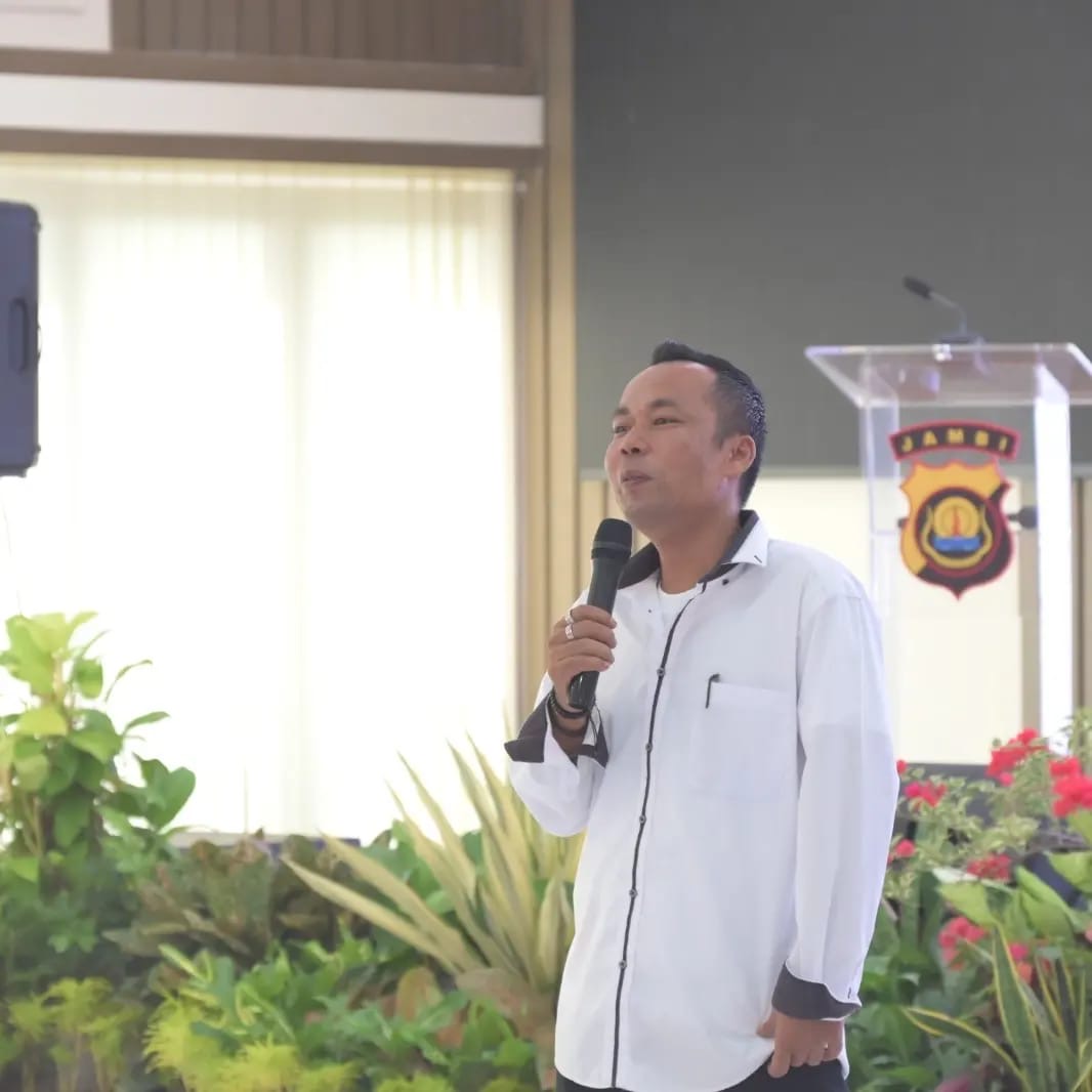 Di Rakernis Humas Polda Jambi, Hendry Nursal Suarakan Pesan Damai Selaku Publicity Ambassador Of HWPL