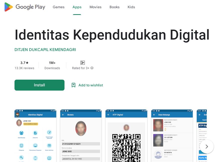 Simak, Begini cara Gunakan e-KTP Digital di HP, Lengkap dengan Link Downloadnya