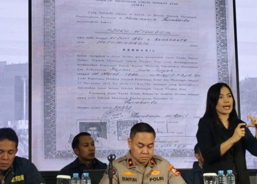 Teng! Pastikan Ijazah SMA Jokowi Asli, Polisi Sebut Tidak Ada Tindak Pidana