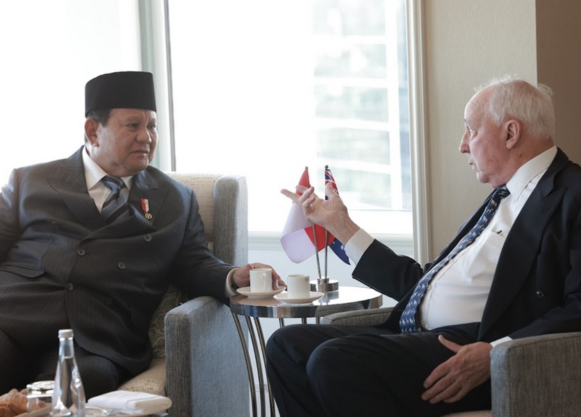 Prabowo dan PM Australia Paul Keating Bahas Stabilitas Kawasan serta Dinamika Geopolitik dan Ekonomi Global
