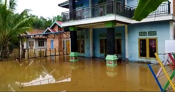 Banjir di Tebo, Puluhan Rumah di Desa Teriti dan Desa Jati Belarik Terendam