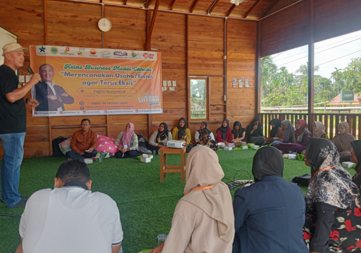 Diskusi di Cafe Literasi, PetroChina dan Para Narasumber Paparkan Ilmu Tentang Merencanakan Bisnis/Usaha Agar 