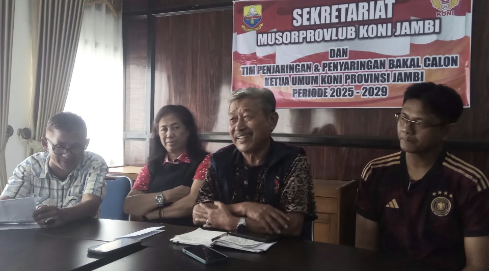 Musoprovlub KONI Provinsi Jambi Head to Head, Zuwanda dan Mat Sanusi Lolos Calon Ketum KONI Provinsi Jambi