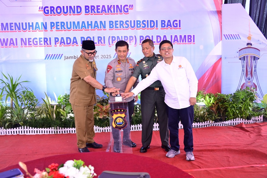 Polda Jambi Gandeng REI, Bangun Rumah Bersubsidi untuk Personel Polri