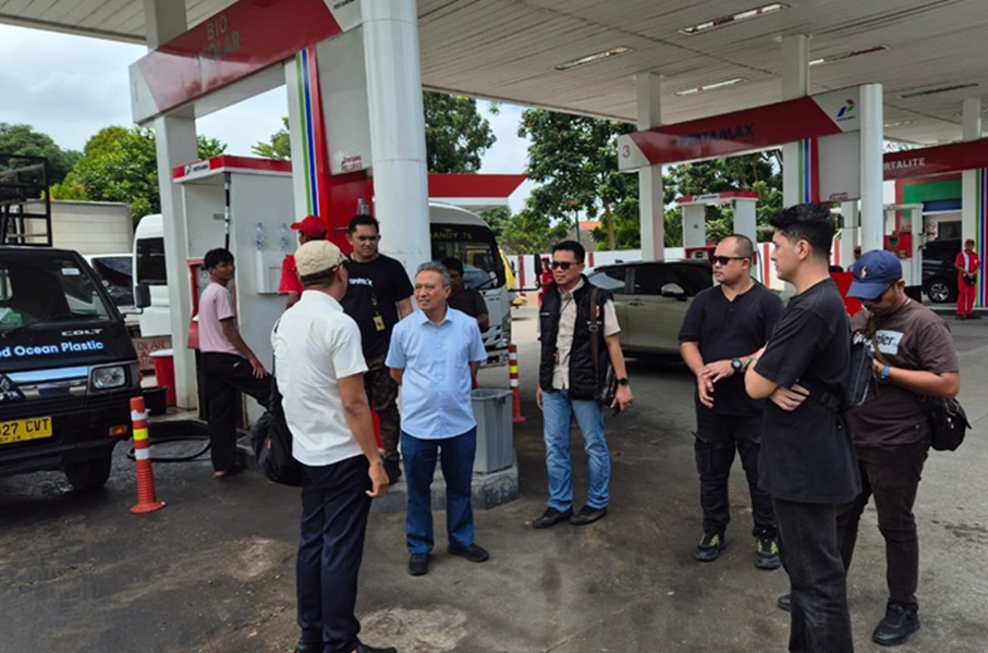 Antisipasi Pelangsir BBM Bersubsidi, Polresta Jambi Patroli dan Monitoring ke SPBU