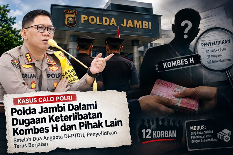 Nama Kombes H Muncul di Pusaran Kasus Calo Penerimaan Polri di Polda Jambi, Ini Kata Kombes Erlan Munaji