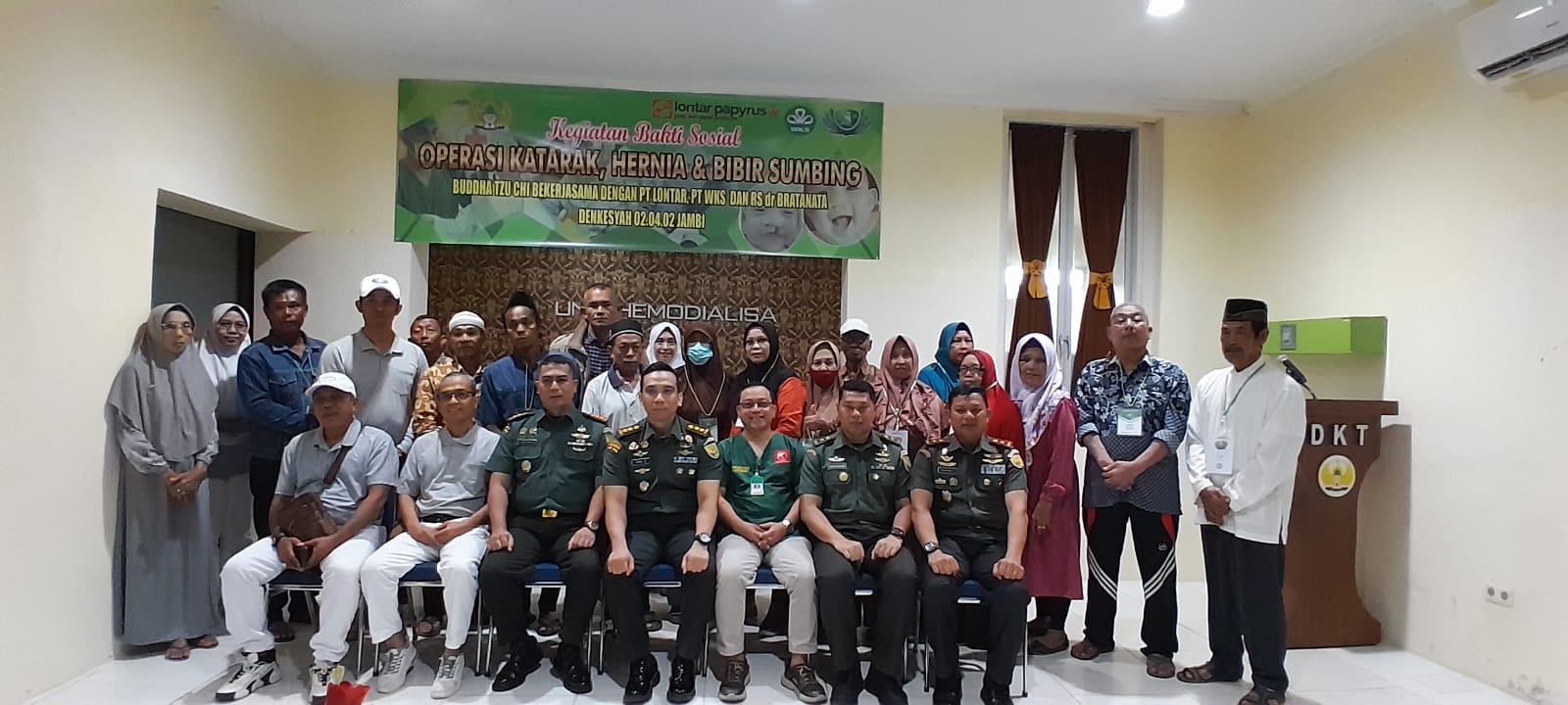 Peduli Sesama, RS DKT dr Bratanata Gelar Operasi Katarak, Hernia dan Bibir Sumbing