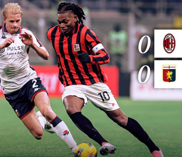 Hasil Serie A: AC Milan 0-0 Genoa, Leali Jadi Tembok Tak Tertembus!