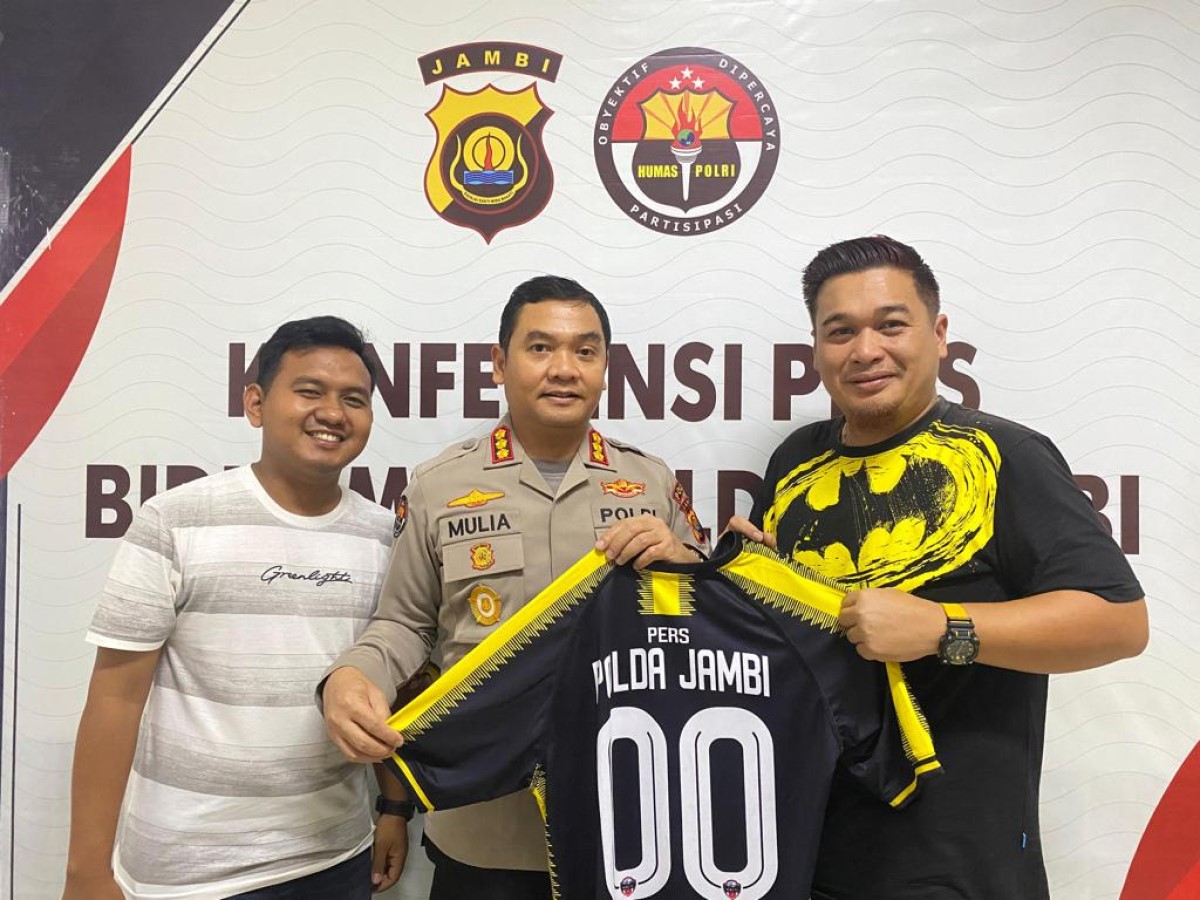 Kabid Humas Polda Jambi Dukung Penuh Pers Polda Jambi, Cek Hasil Drawing Turnamen Mini Soccer ANTARA 
