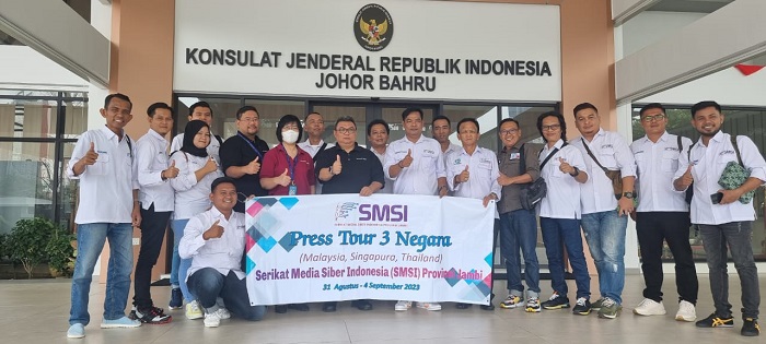 SMSI Provinsi Jambi Kunjungi KJRI Johor Bahru Malaysia, Ini yang Dibahas