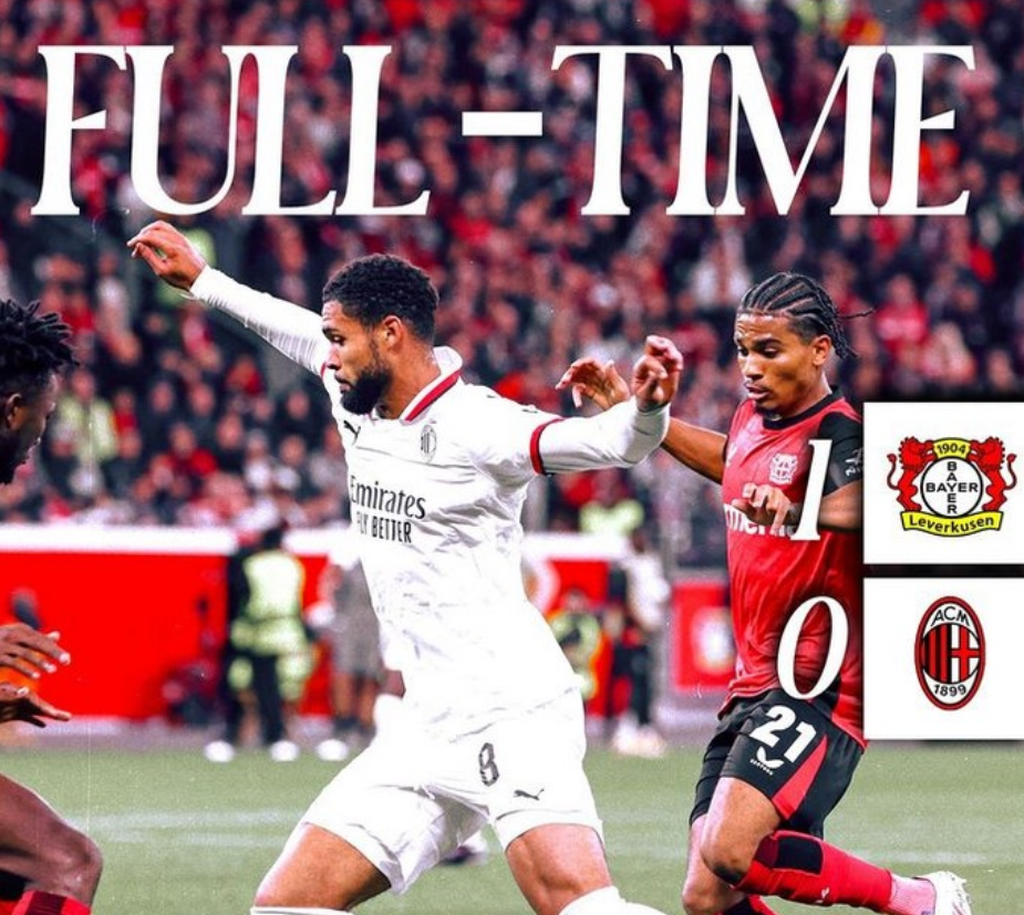 Gol Tunggal Boniface! Leverkusen Kandaskan AC Milan 1-0 di Liga Champions!