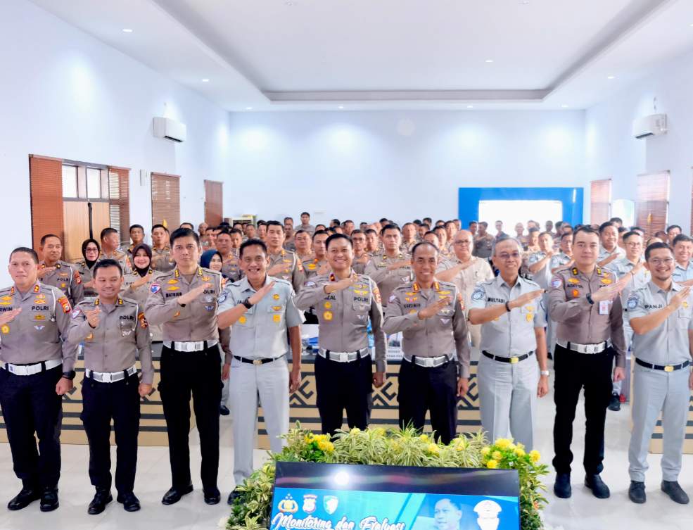 Jasa Raharja Hadir dalam Monev Gakkum Korlantas Polri di Polda Sulawesi Selatan, Perkuat Sinergi Keselamatan