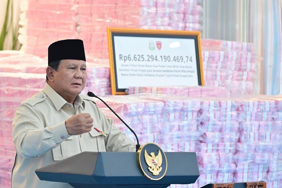 Bersih-bersih Dimulai! Prabowo Sebut Penyitaan Rp 6,6 Triliun sebagai Awal Reformasi Hukum