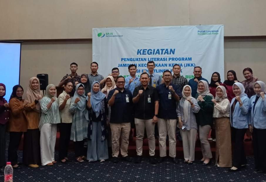 BPJS Ketenagakerjaan Muara Bungo Gelar Literasi Jaminan Kecelakaan Kerja untuk Frontliner PLKK