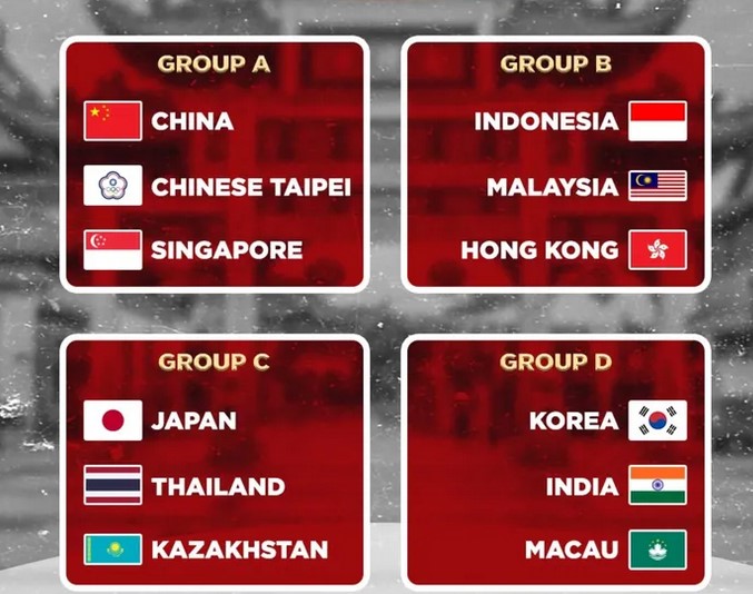 Duel Sengit! Indonesia Hadapi Malaysia dan Hong Kong di BAMTC 2025 