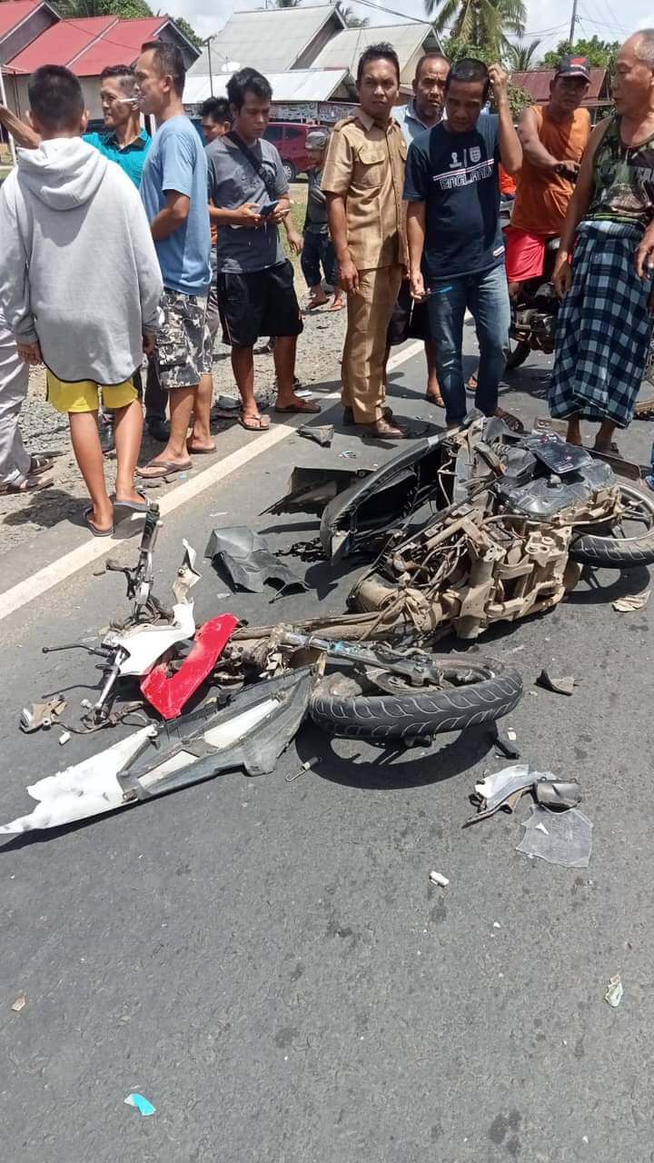 Kecelakaan Maut di Jalinsum Kabupaten Bungo, Motor vs Truk, Pengendara Motor Tewas di Tempat Kejadian 