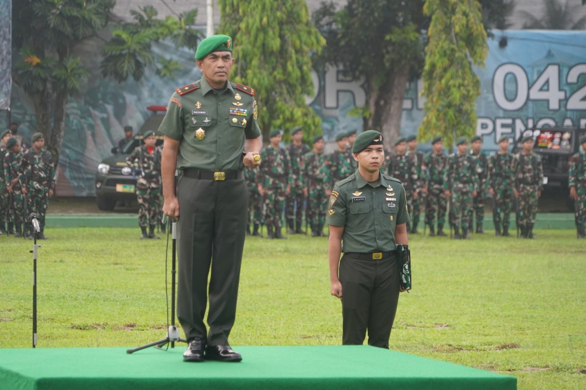 Korem 042/Gapu Gelar Upacara Bendera 17-an Bulan April 2024, Panglima TNI Apresiasi Loyalitas Prajurit dan PNS