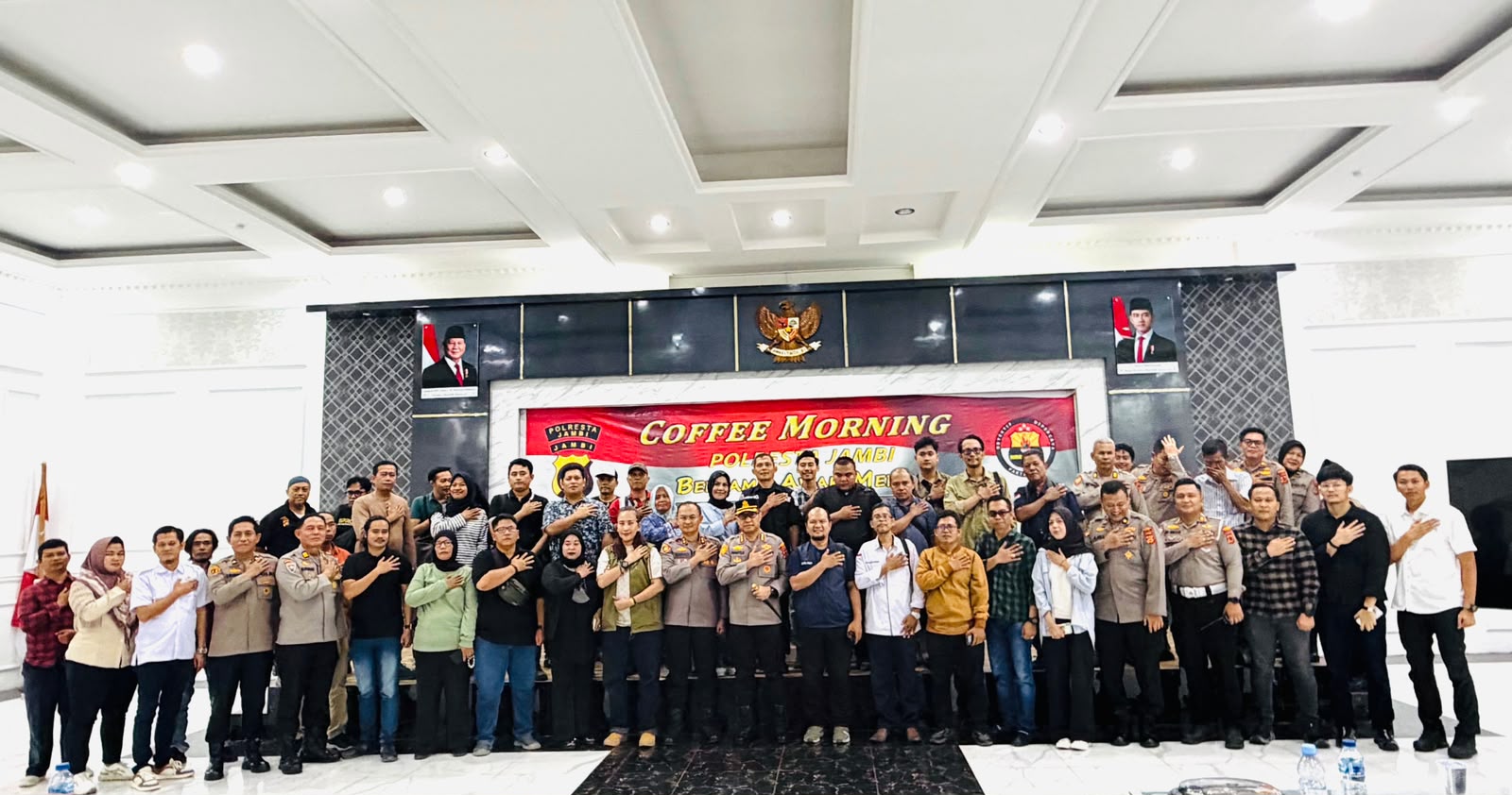 Kapolresta Jambi Perkuat Sinergi dengan Pers untuk Jaga Kamtibmas