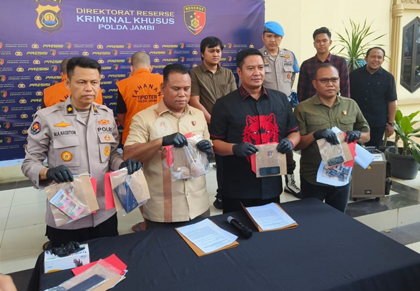 Ketahuan Kan! PETI di Merangin Masih Merajalela, Subdit IV Ditreskrimsus Polda Jambi Amankan 1,2 Kilogram Emas