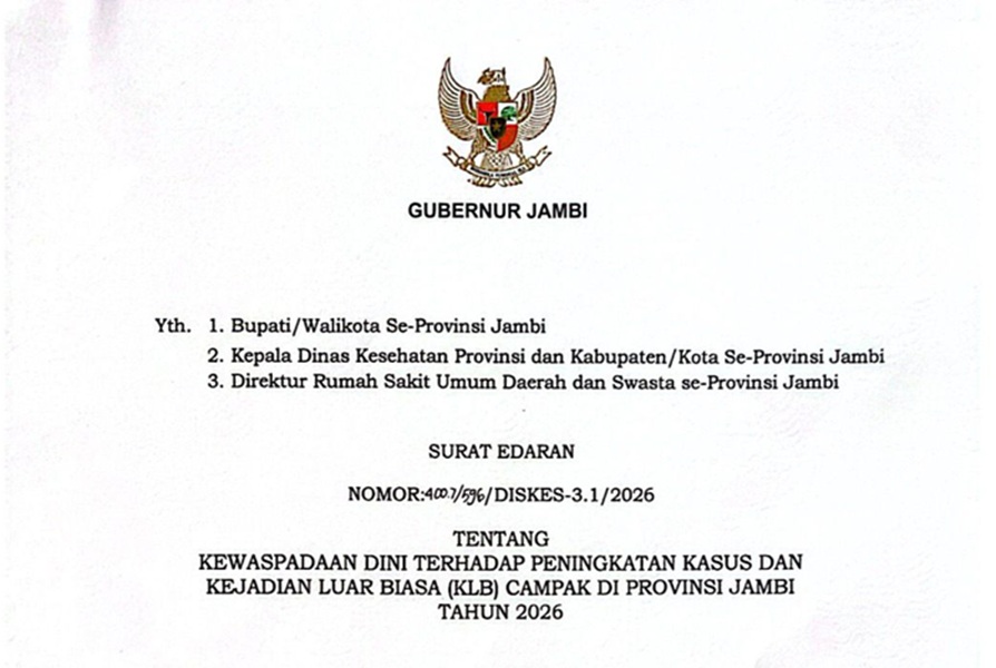 Waspada Campak! Pemprov Jambi Perketat Pengawasan, Imunisasi Anak Digenjot
