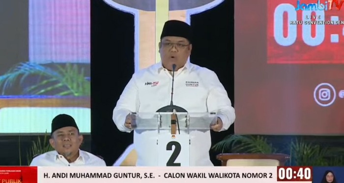 Ini Dia Layanan Publik Tanpa Pungli yang Disampaikan H Andi Muhammad Guntur saat Debat Cawako Kota Jambi