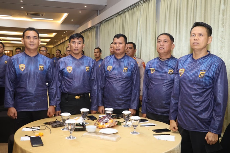 Kabag SDM Polresta Jambi Hadiri Rakor Pembinaan SDM dan PNS Polda Jambi Tahun 2025