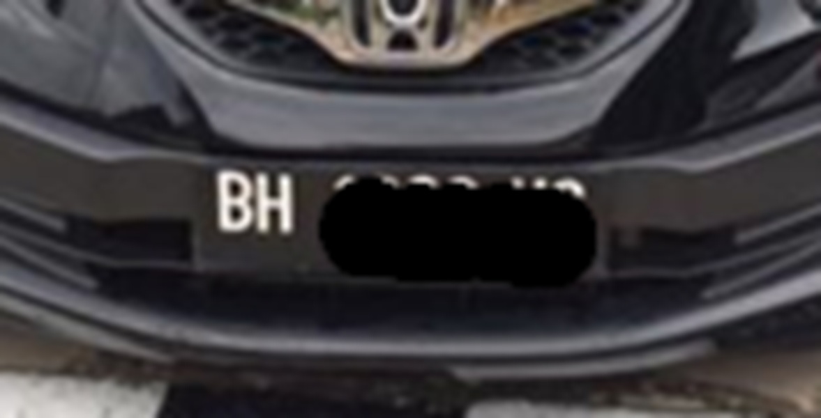 Simak! Ini Kode Huruf Belakang untuk Pengguna Plat BH Jambi
