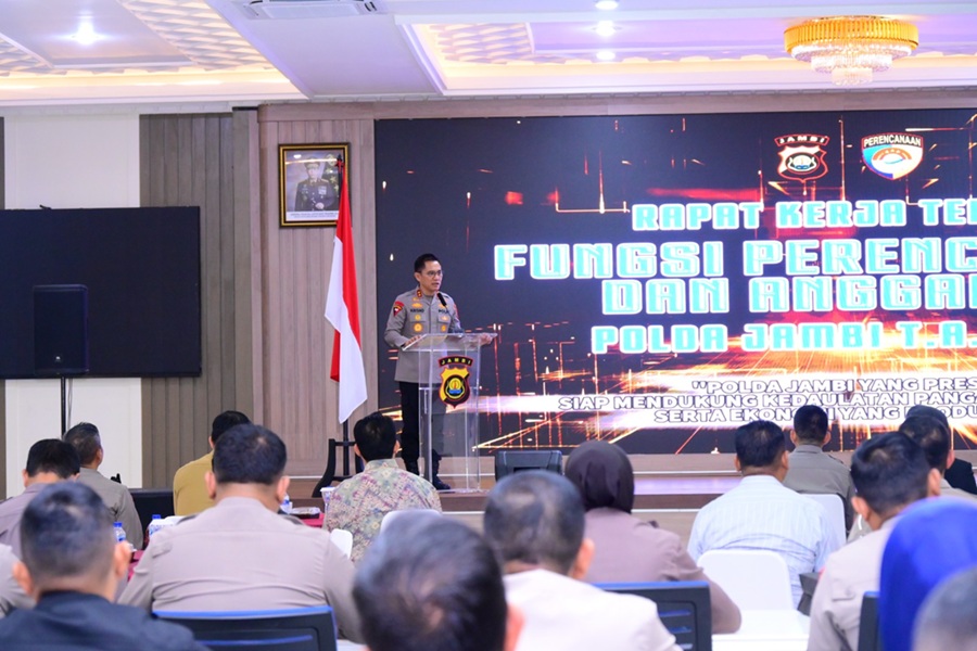 Kapolda Jambi Buka Rakernis Fungsi Rena TA 2025