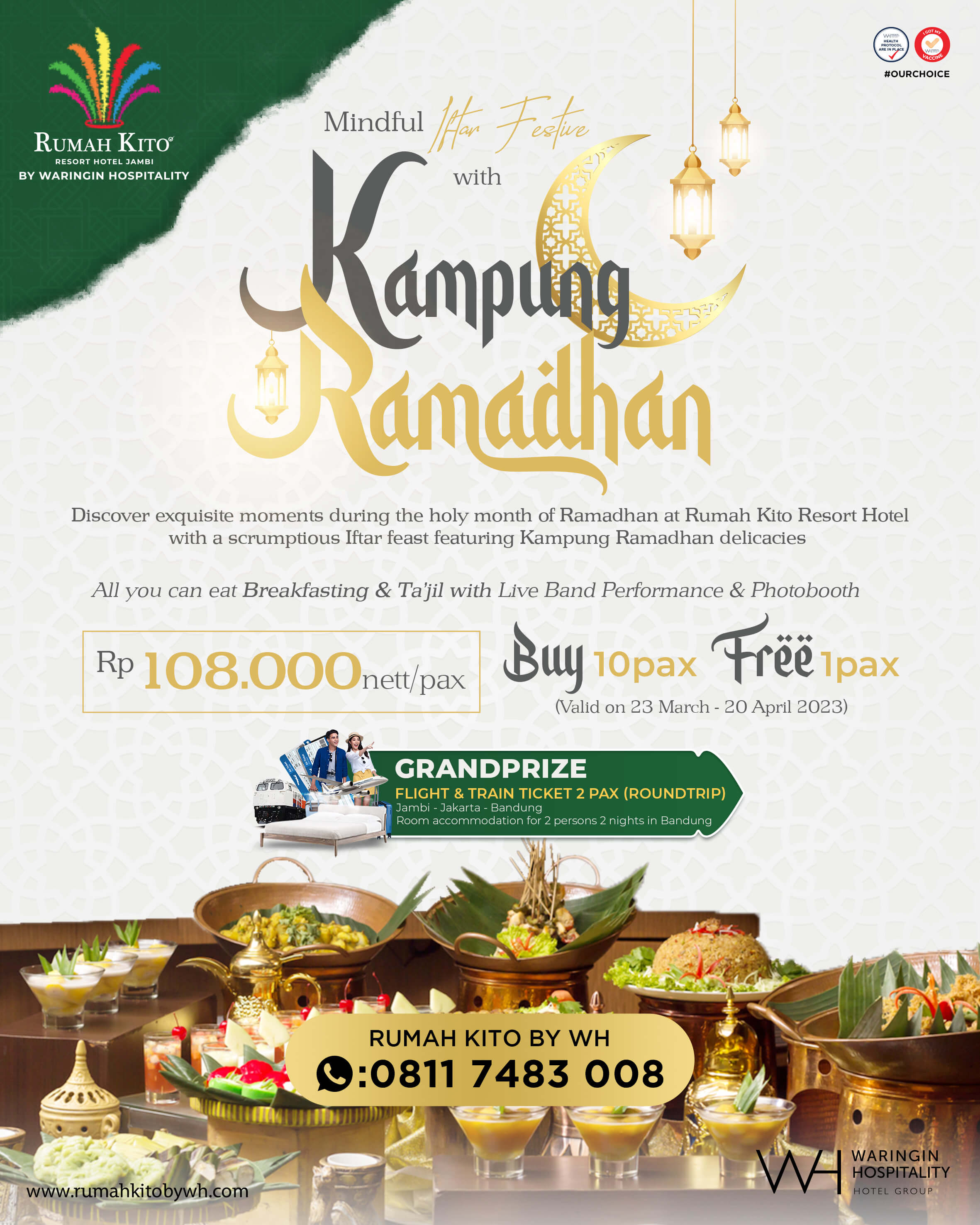 Nikmati Program Khusus Kampung Ramadan di Rumah Kito by WH