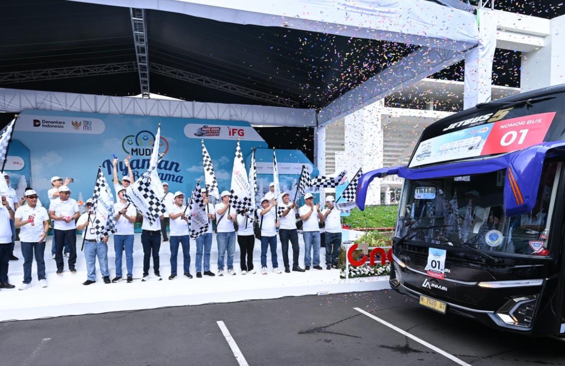 Peserta Mudik Nyaman Bersama IFG Group 2026 Resmi Dilepas, Jasa Raharja Perkuat Perlindungan Perjalanan Pemudi