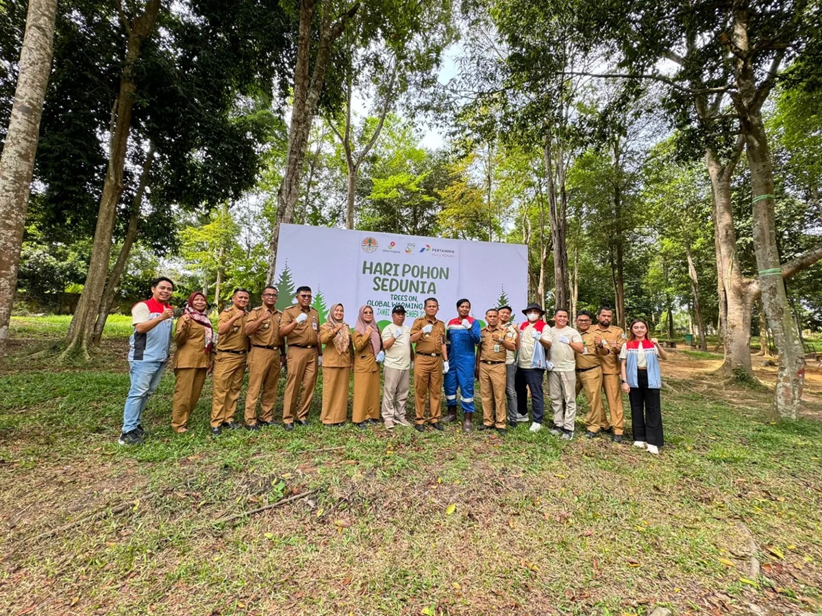 Pertamina EP Field Jambi Field, Tanam 4.000 Pohon Dalam Rangka Memperingati Hari Pohon Sedunia