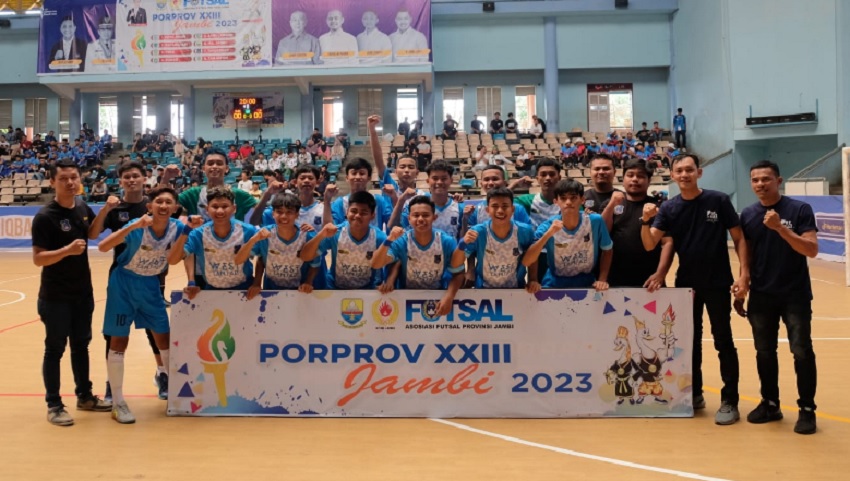 Menang Tipis di Laga Perdana Porprov Jambi, Ini yang Disampaikan Pelatih Tim Futsal Tanjab Barat