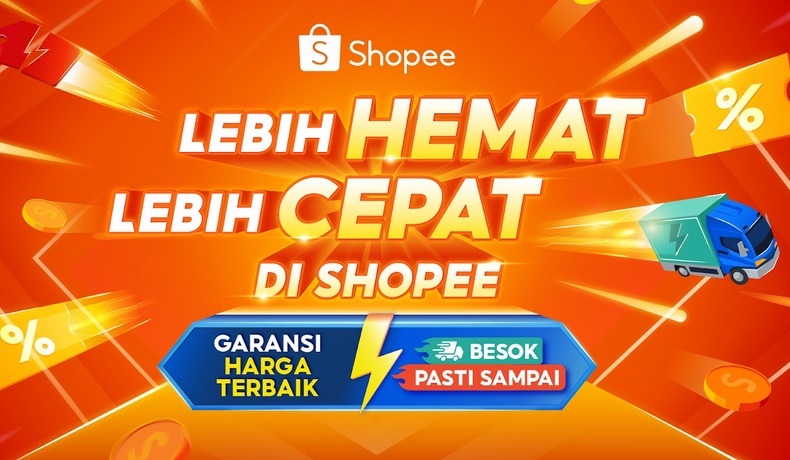 Cuma di Shopee! Belanja Lebih Hemat, Barang Sampai Lebih Cepat!