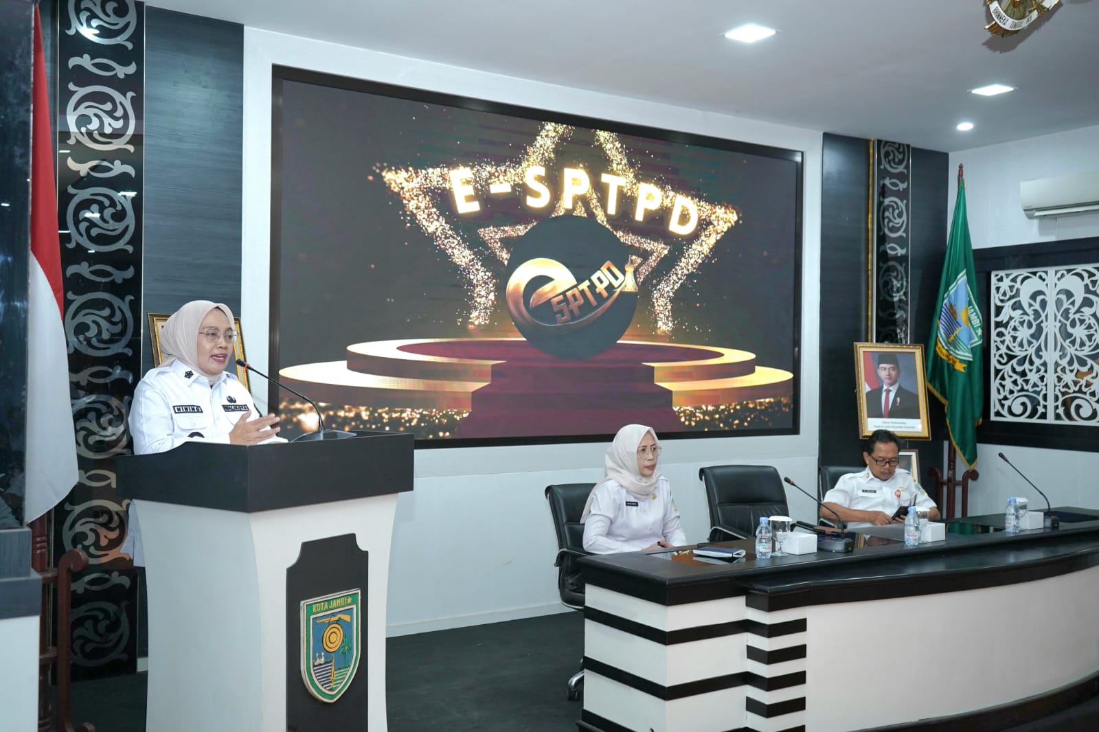 Mudahkan Wajib Pajak, Pj Wali Kota Jambi Luncurkan Fitur e-SPTPD dan Live Chat SIMPATTI