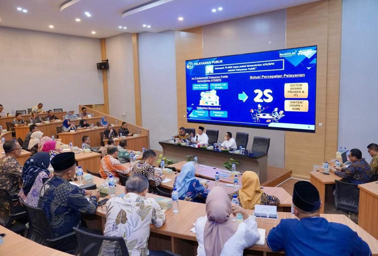 Menteri Nusron Arahkan Transformasi Layanan Pertanahan yang Adaptif terhadap Tuntutan Generasi Muda