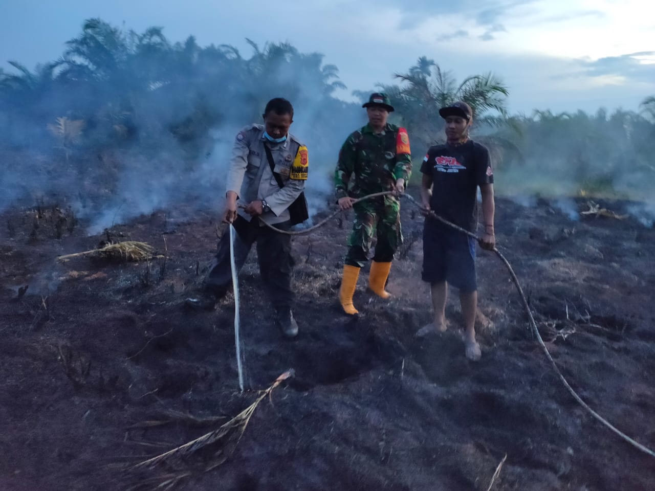 4 Hektare Lahan Terbakar Tahun Ini, Berikut Penjelasan BPBD Tanjab Timur