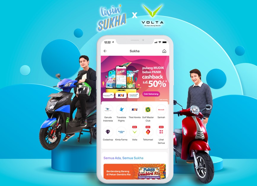 Tingkatkan Aksesibilitas Melalui Penjualan Motor Listrik dan Voucher Volta pada Aplikasi Livin’ By Mandiri