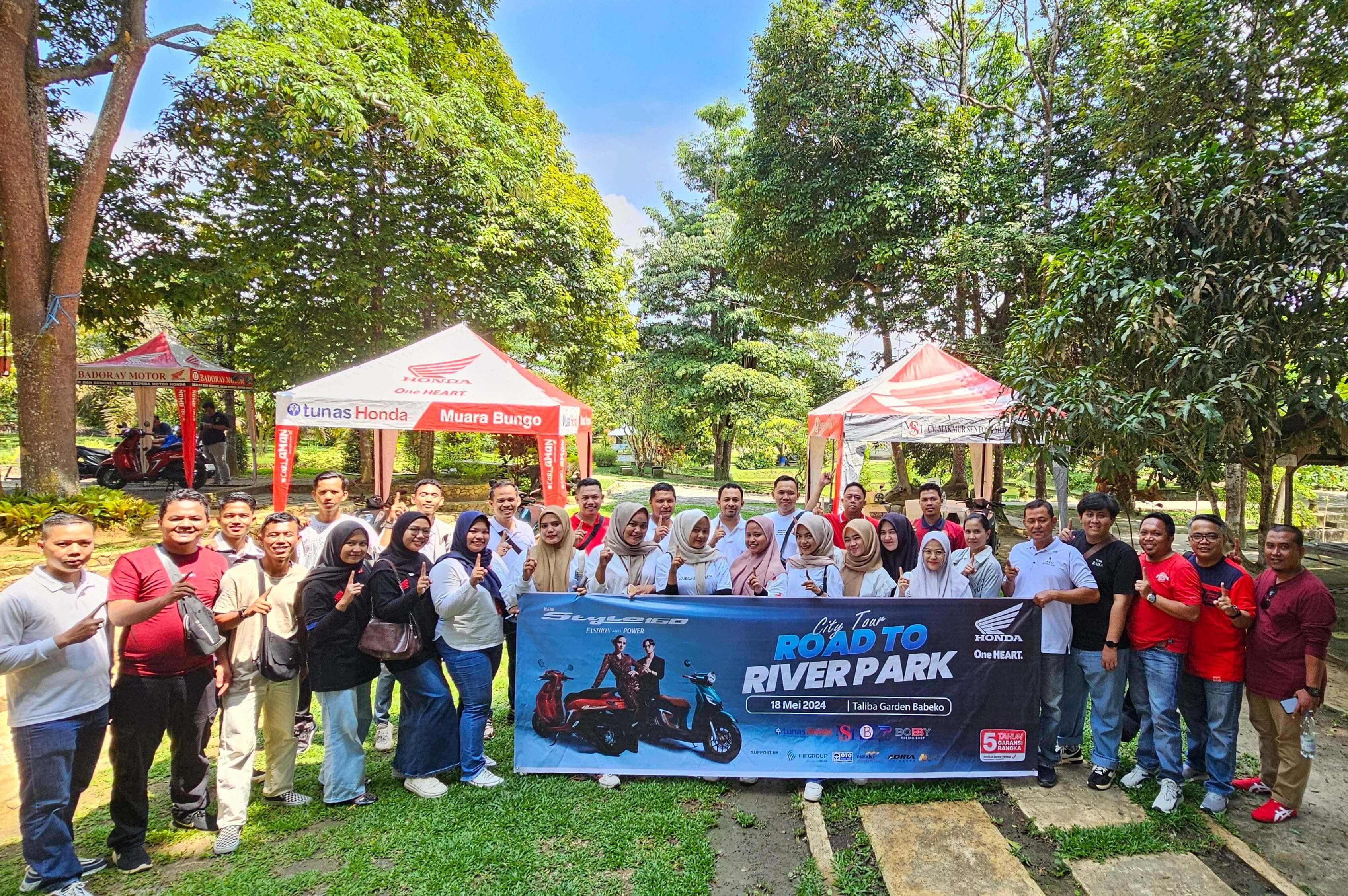 City Tour Road to River Park Bersama New Honda Stylo 160