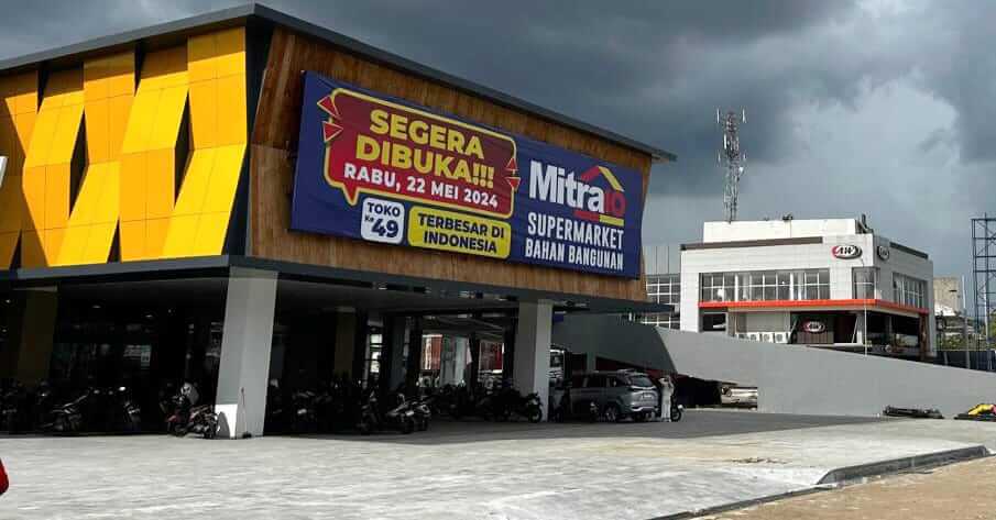 Mitra 10 Segera Hadir di Jambi, Supermarket Bahan Bangunan Terlengkap