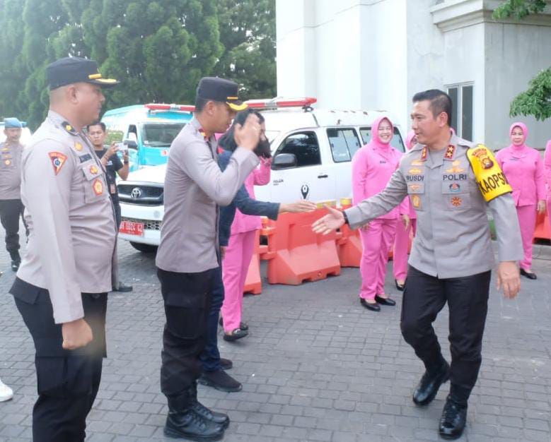 Jelang Natal dan Tahun Baru, Kapolda Jambi Cek Kesiapan Operasi Lilin