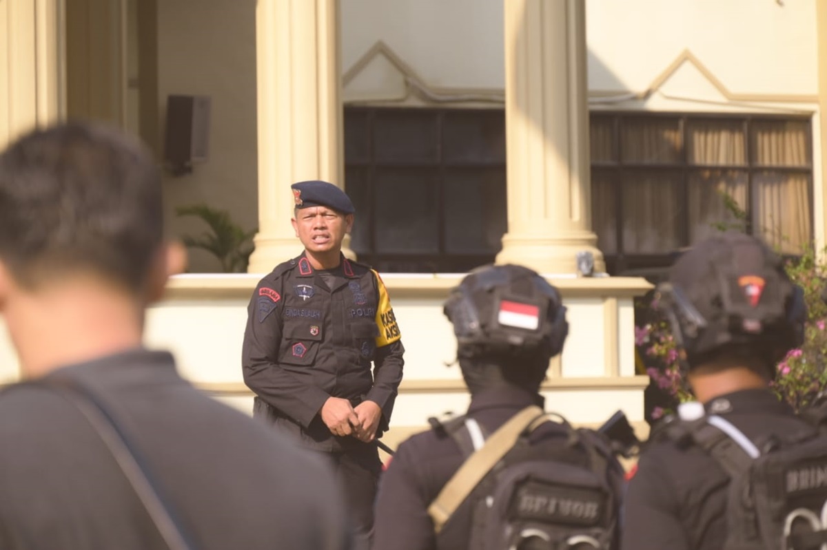 Meski Hari Libur, Satgas OMB Polda Jambi Tetap Siaga Wujudkan Pemilu Aman, Sejuk dan Damai