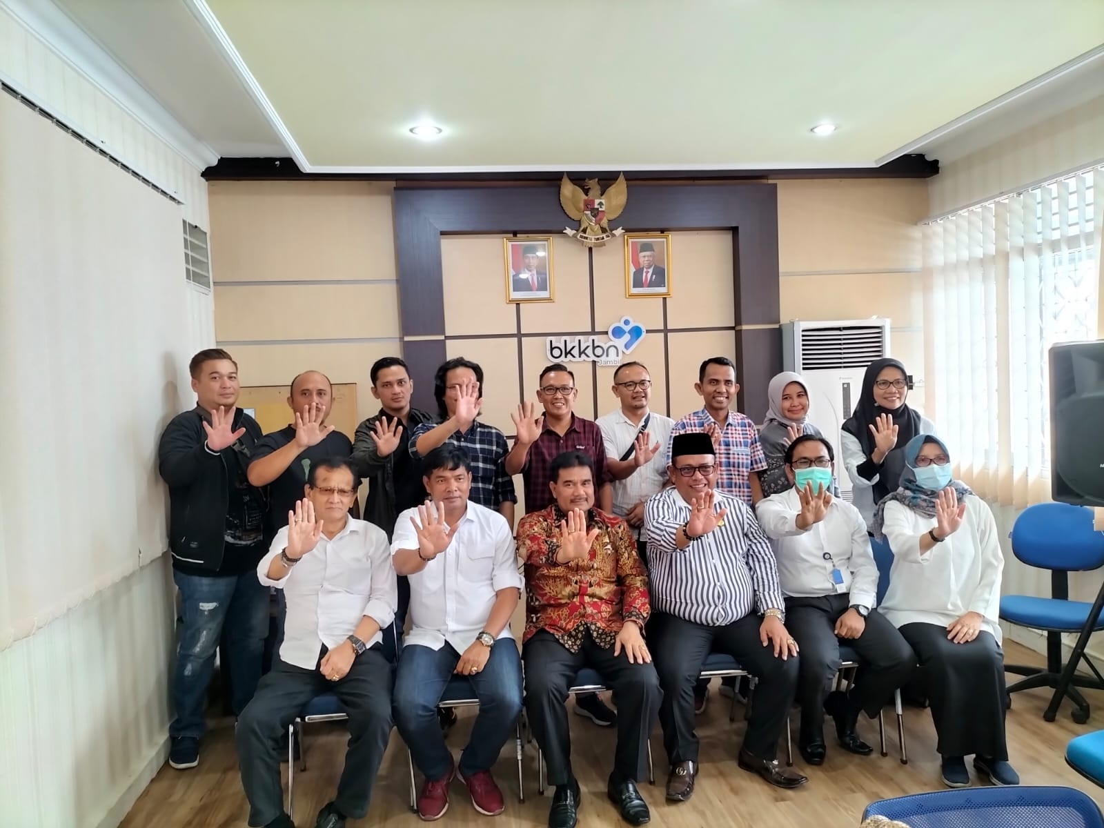 SAH Bersama SMSI Jambi Bahas Stunting di BKKBN Provinsi Jambi