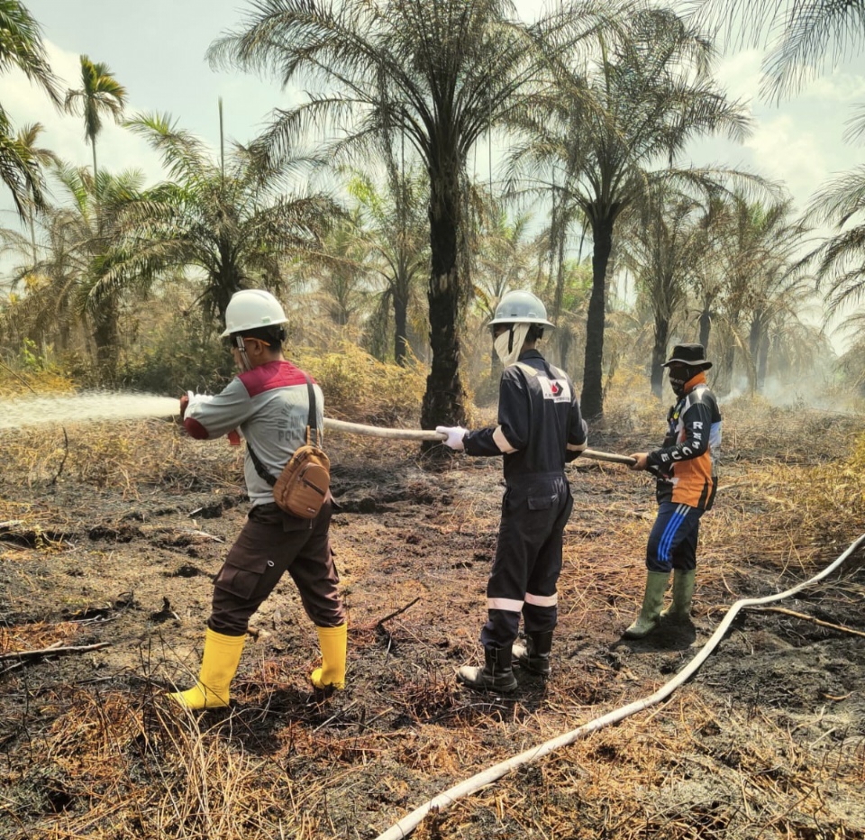 PetroChina Bantu Padamkan Karhutla di Jambi